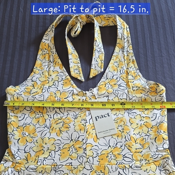 Pact - Fit & Flare Halter Dress - Picture 5 of 8